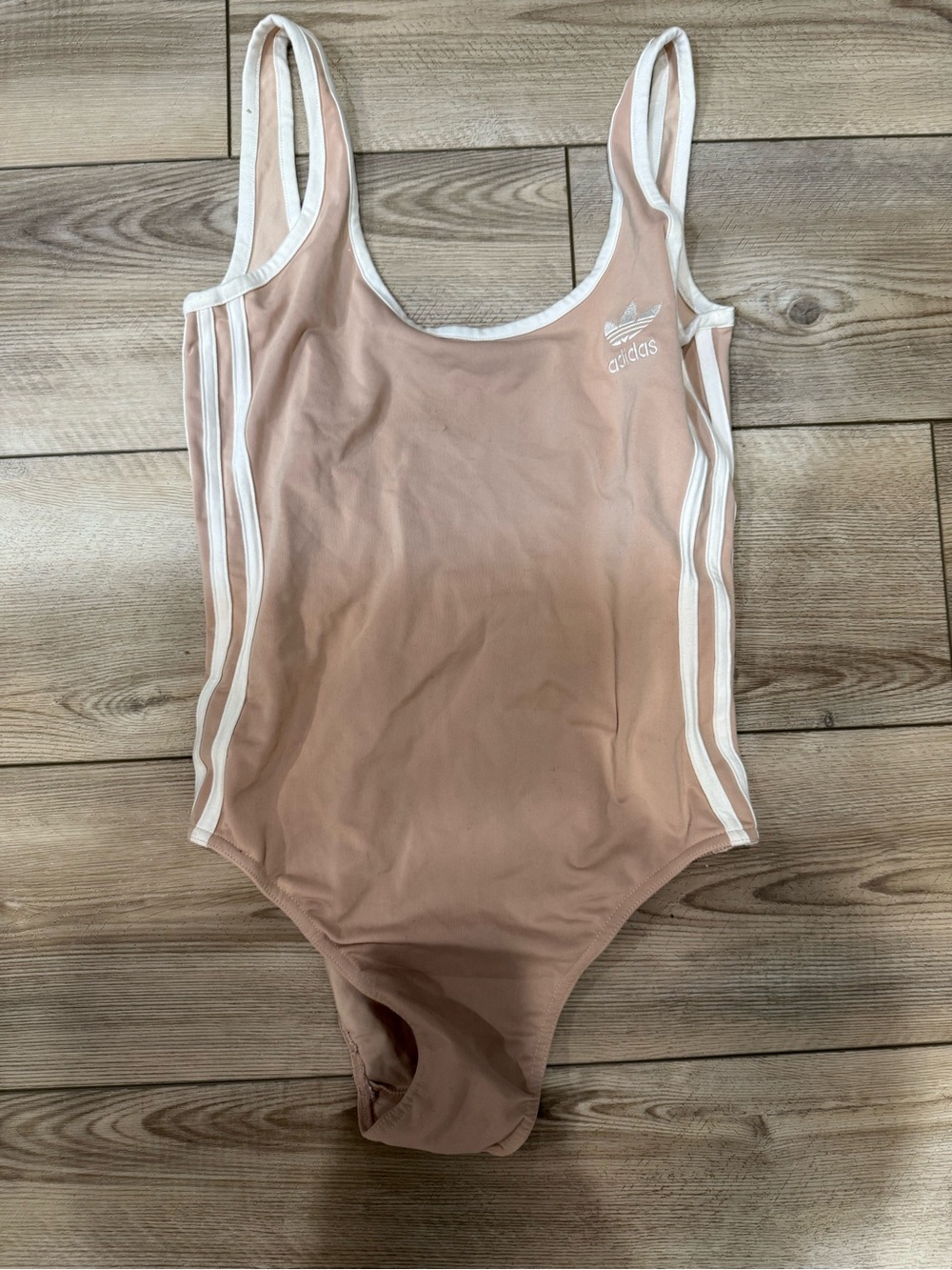 NWT Adidas Women’s One-Piece Bodysuit Cream Size Medium